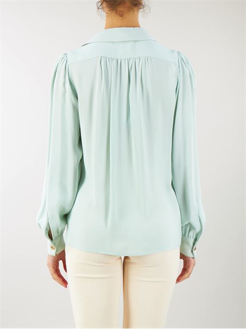 Blouse in viscose georgette fabric with accessory at the neck Elisabetta Franchi ELISABETTA FRANCHI |  | CAT3041E2BV9